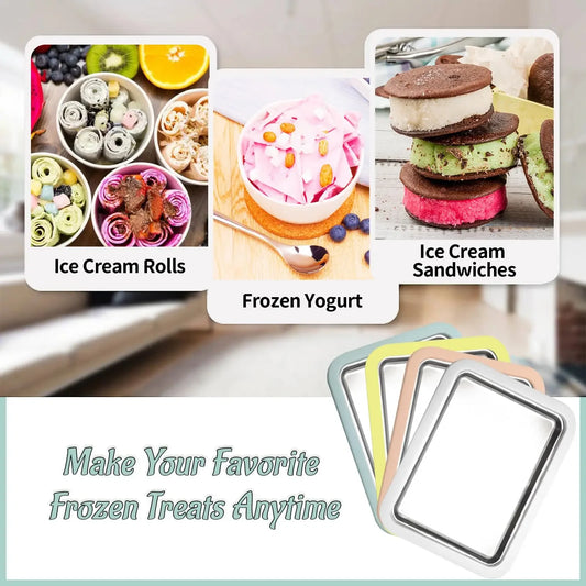 Máquina de Helados Caseros Enrollados | Yogur Helado DIY Fácil y Rápido