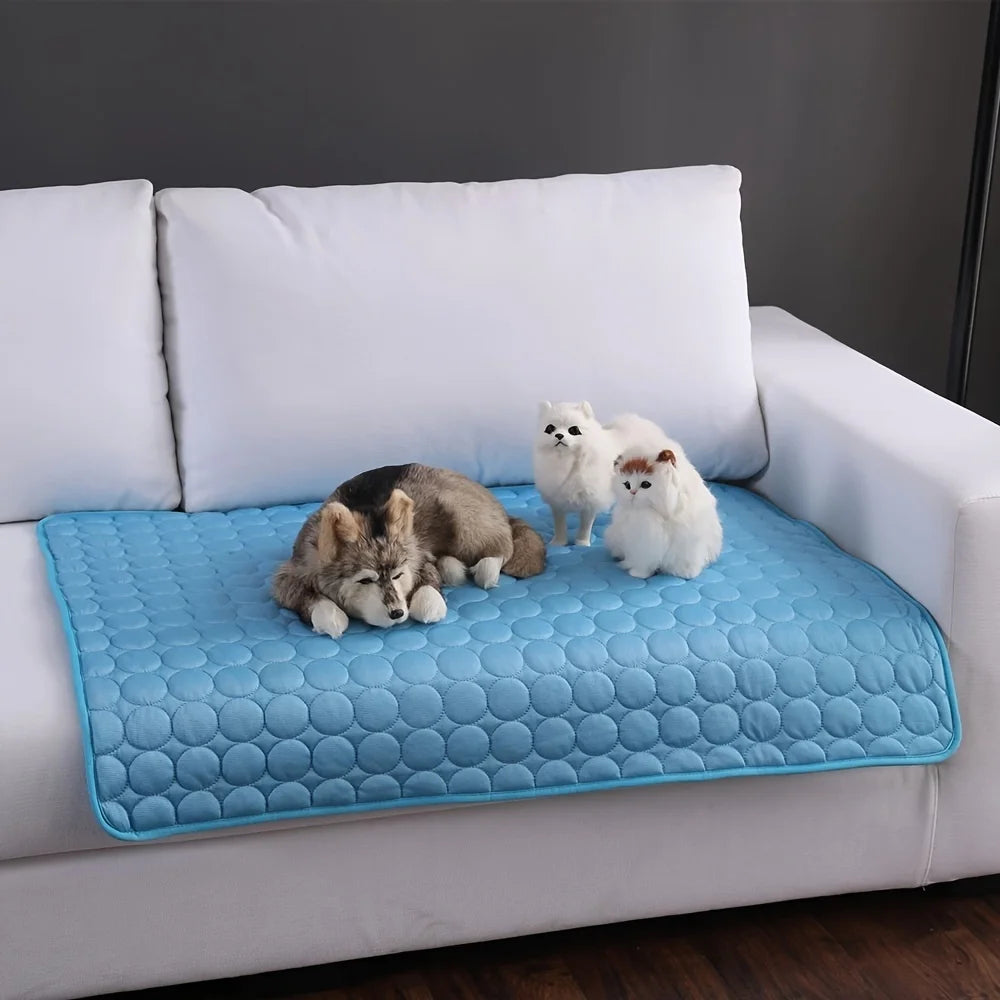 Alfombra Refrescante para Perros y Gatos | Cama Fría de Verano para Mascotas