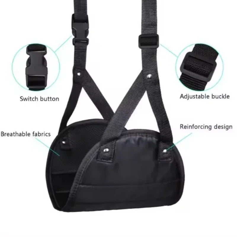 Hamaca Reposapies Portátil para Avión y Oficina | Relax Total en Cualquier Viaje