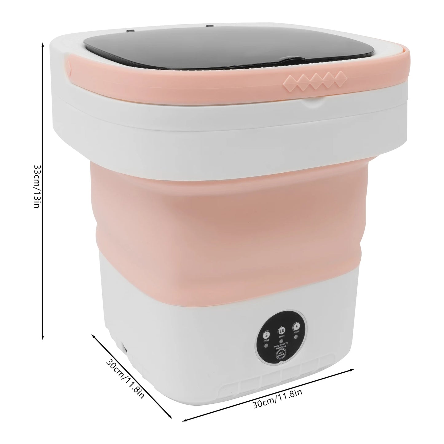 Lavadora Mini Plegable 12L | 3 Modos de Lavado para Ropa de Bebé y Ropa Interior