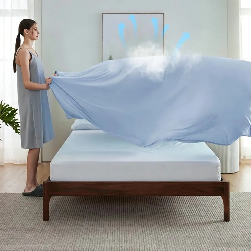 Manta Refrescante de Seda Helada | Ligera y Transpirable para Dormir en Verano