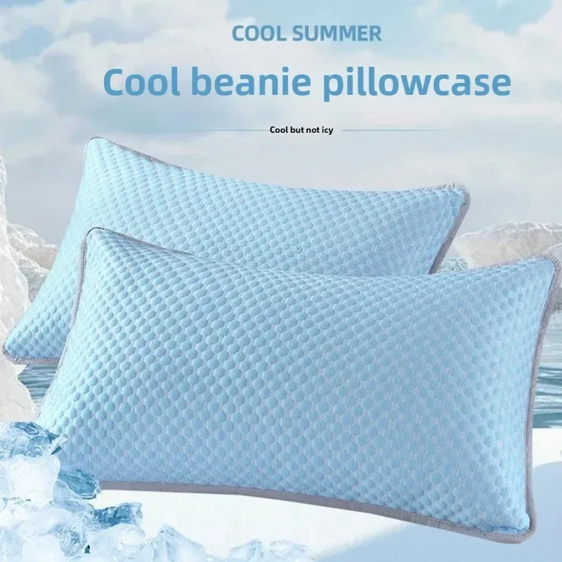 Funda de Almohada Refrescante de Verano | Tejido Helado Transpirable 48x74cm