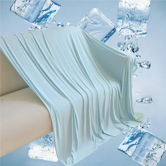 Manta Refrescante de Seda Helada | Ligera y Transpirable para Dormir en Verano