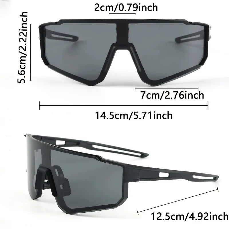 Gafas Deportivas de Montura Grande | Estilo Ciclismo para Uso Diario