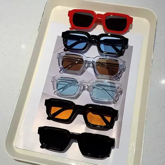 Gafas de Sol Retro Rectangulares UV400 | Estilo Vintage para Hombre y Mujer