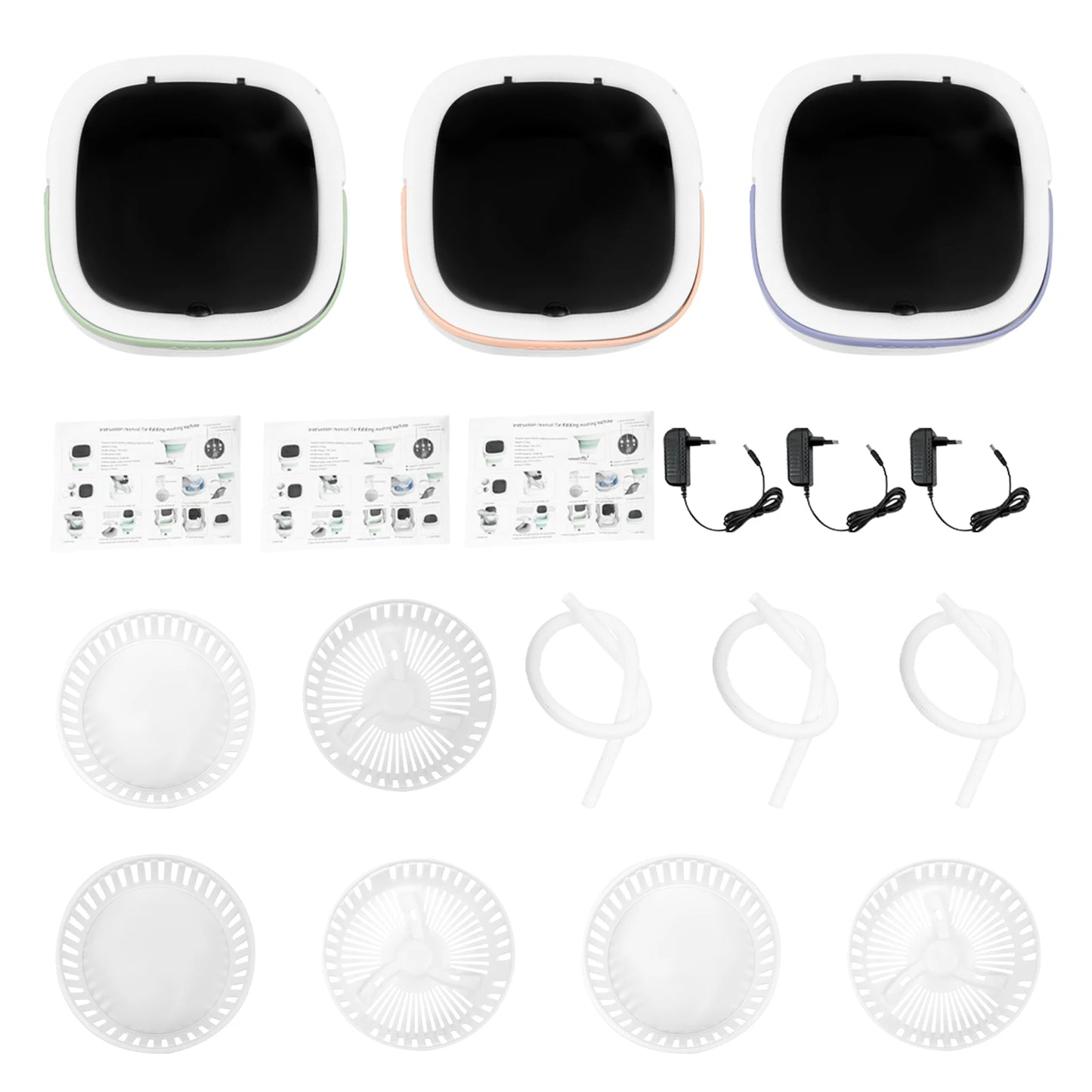Lavadora Mini Plegable 12L | 3 Modos de Lavado para Ropa de Bebé y Ropa Interior