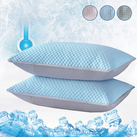 Funda de Almohada Refrescante de Verano | Tejido Helado Transpirable 48x74cm