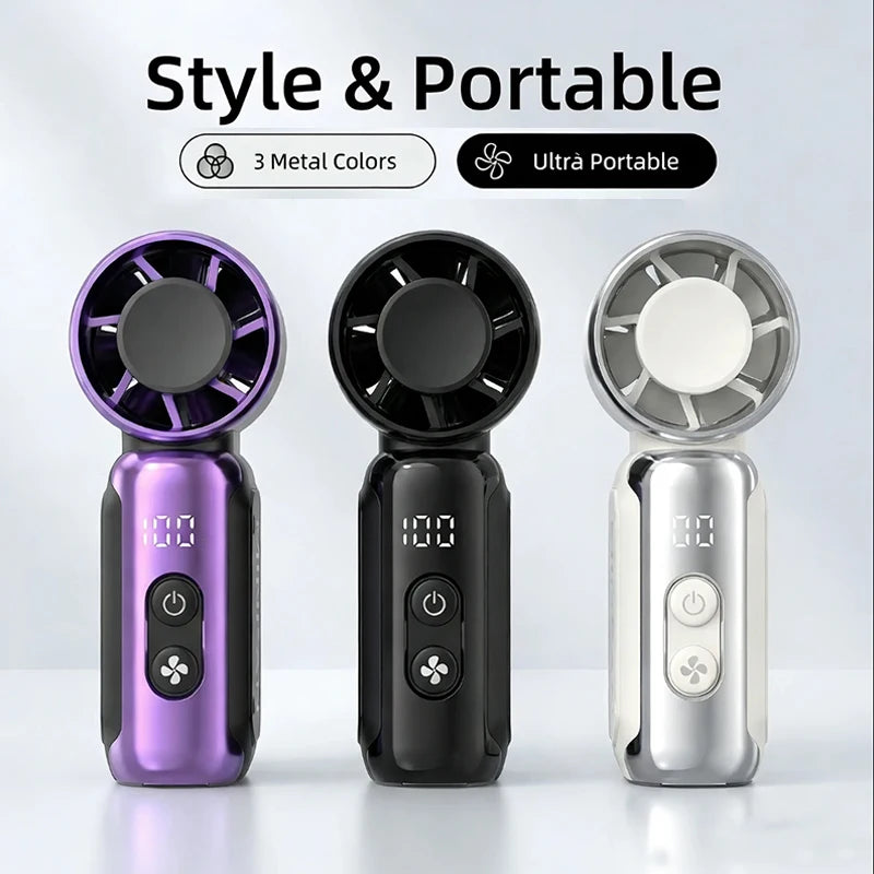 Mini Ventilador de Bolsillo Portátil USB | Plegable para Viaje, Oficina y Exterior