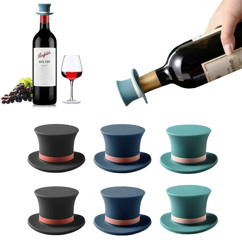 Tapón de Silicona para Botellas de Vino y Cerveza | Cierre Hermético Reutilizable